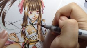 髪の毛の塗り方2