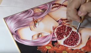 最後にホワイト・陰影を足して仕上げ