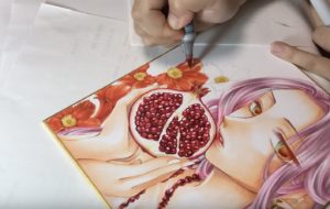 背景を描く
