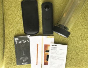 レンタルした全天球カメラの動作チェック