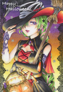 ハロウィンイラスト完成品