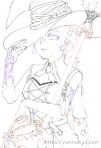 ペン入れ（本番）