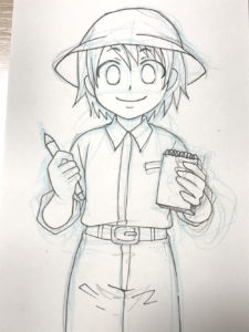 下描きを意識しすぎないでペン入れをする