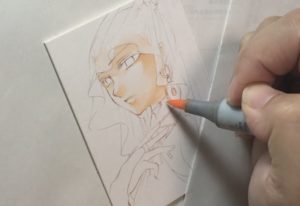 肌・頬・唇の塗り