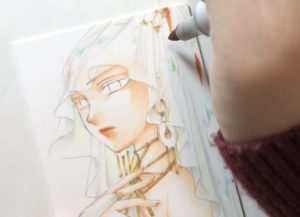 髪の毛の塗り方