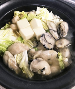 冷凍牡蠣を活かした調理例：牡蠣鍋