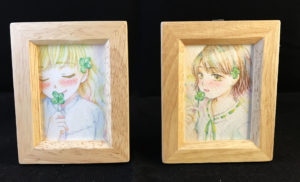 セリアで買える可愛いミニ額