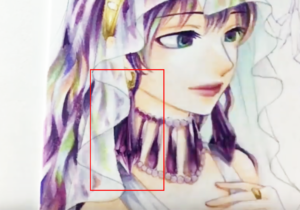 宝石(アメジスト)の塗り方