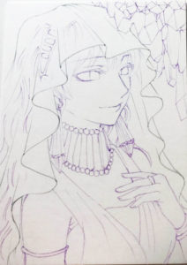 ATC「アメジスト」下絵