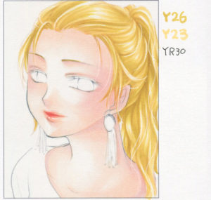 柔らかい黄色系金髪