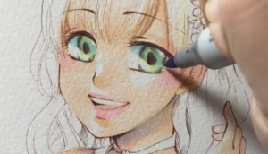 目・瞳の塗り方2