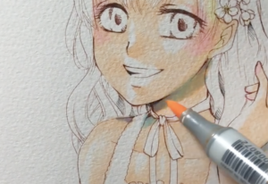 コピックデビューセットを使った肌の塗り方3