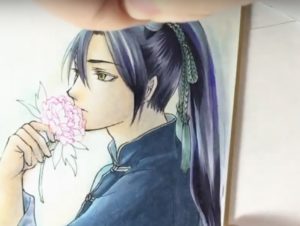髪の塗り方