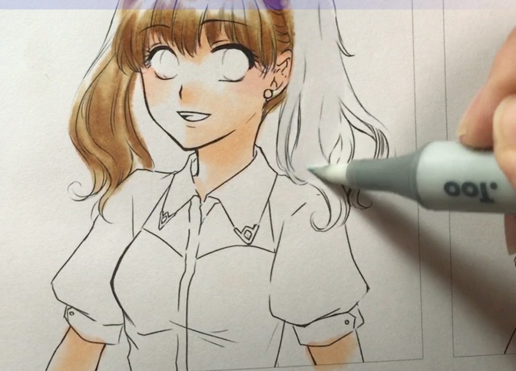 3.更に柔らかい印象の塗り