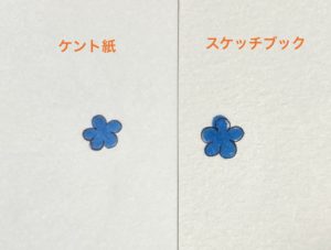 コツ5：重ね塗りに強いにじみにくい紙を使う