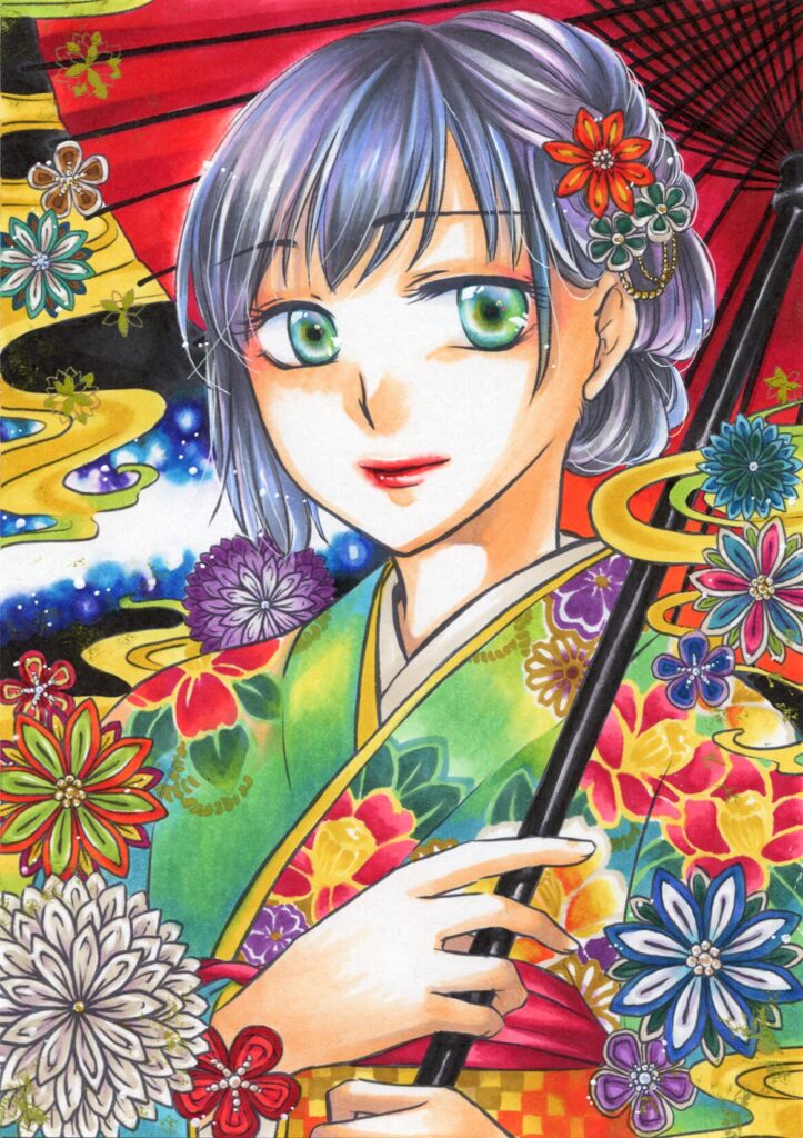 Ohuhu48色で塗ってみた