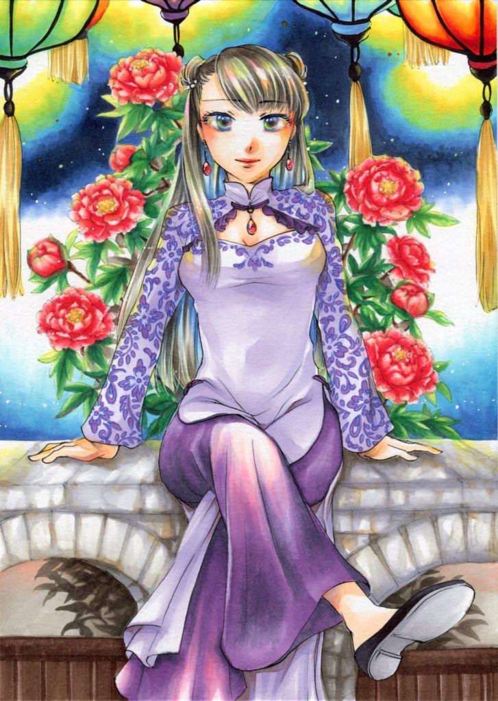 最新コピックチャオ36色スタートセットのみで塗ってみた:完成イメージ